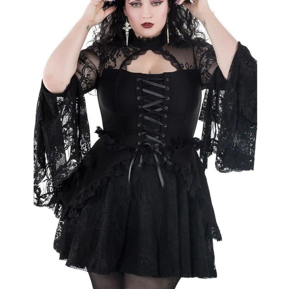 Killstar Dresses & Skirts - Killstar Dark Masquerade Dress 4XL UK - 2XL/3XL US